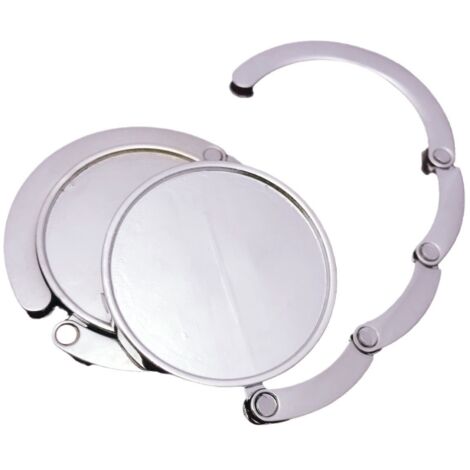 SHINING HOUSE 2 ganchos para bolsos, percha de metal plegable antideslizante para mesa o escritorio, percha para bolsos, objetos pequeños