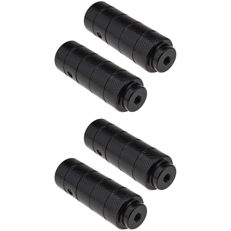 Shining House - 2 Paires Chevilles de Pied Vélo Compatible pour Essieu 10mm Pignon Fixe de Vélo bmx