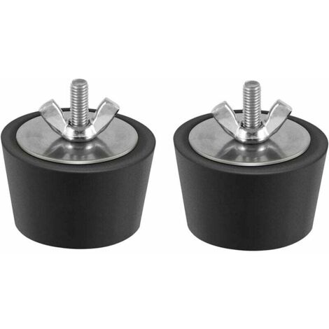SHINING HOUSE 2 tapones de goma para piscina de 32 y 38 mm de diámetro con pernos de acero inoxidable para invernar, producto anticongelante para piscinas fabricado por Freezing Pool Drainage Pipes