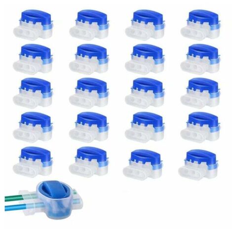 SHINING HOUSE 20 conectores de cable para robot cortacésped rellenos de gel de resina originales, conectores impermeables 314 para conectores de robot cortacésped Automower - Impermeables, seguros, no