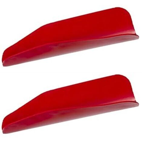 SHINING HOUSE 2er-Pack roter flexibler Ölablasstrichter für Autos, LKWs und Motorräder, 37 x 17 cm