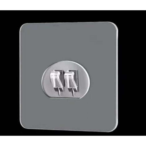 SHINING HOUSE 36PCS Adhesive Plastic Hooks Self-Adhesive Plastic Hooks Transparent Adhesive Hooks Transparent Wall Hooks Kitchen Adhesive Hooks Transparent Sticky Wall Hooks to Stick