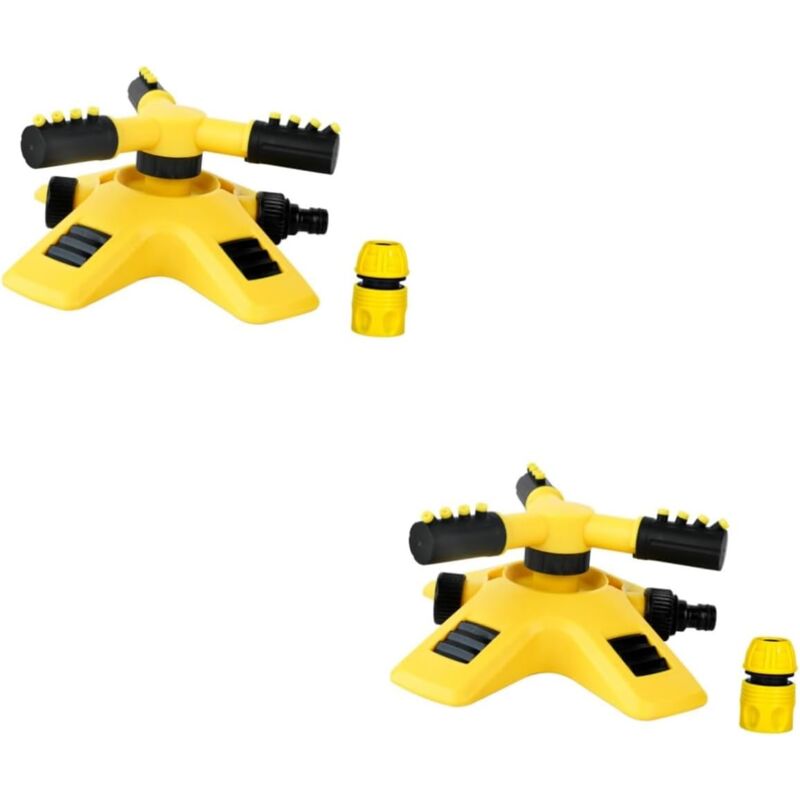 4 Pièces Arroseur Rotatif Tête D'arrosage Arroseur De Pelouse Arroseur à Effet De Arroseur De Tuyau D'arrosage Arroseur Oscillant Buse Faire Tourner