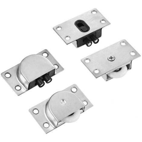 SHINING HOUSE 4 piezas de ruedas deslizantes para armarios, ventanas, puertas corredizas, accesorios de hardware
