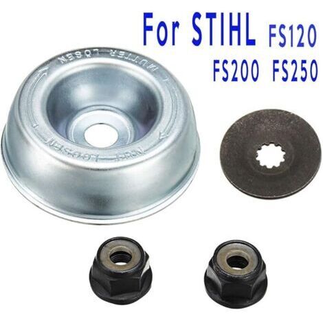 SHINING HOUSE 4PCS / Set de Fixation Lame en métal Rechange de Haute qualité Kit pour STIHL Tondeuse à Gazon débroussailleuse
