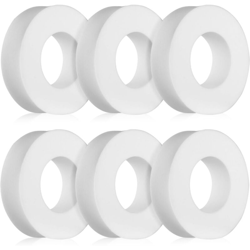 SHINING HOUSE 6pcs Anneau d'escalade pour Nettoyeur de Piscine Compatible avec Dolphin Maytronics Le Robot Nettoyeur de Piscine, Blanc Anneaux Roues