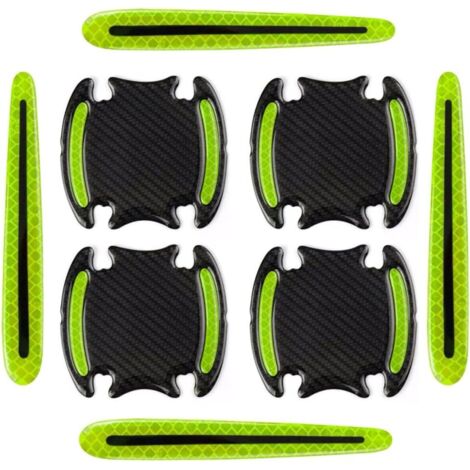 SHINING HOUSE 8 piezas de pegatinas para manija de puerta de coche, pegatinas protectoras para puerta de coche, protectores de pintura universales para varios vehículos
