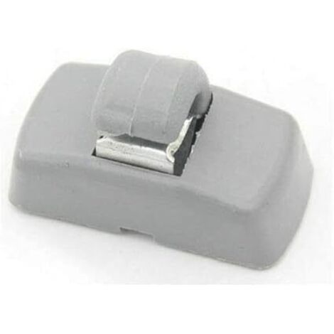 SHINING HOUSE Abrazadera para parasol, 3B0857561, soporte con gancho, dos piezas (gris) (4,2 x 2,1 cm)