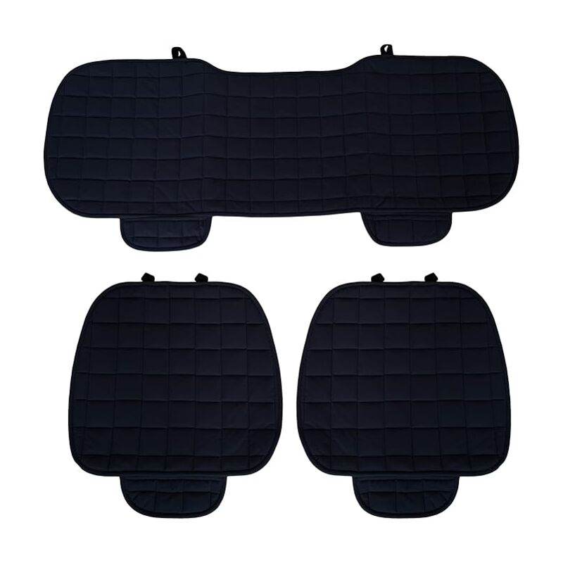 Shining House - Accessoires de voiture protecteur housse de siège confort, lot de 3, universel, voiture, 2 protections de siège avant et 1 protection