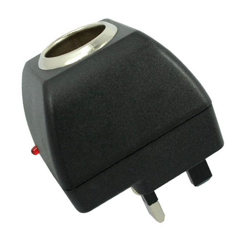 Shining House - Adaptateur d'alimentation De Voiture, 220V à 12V Adaptateur De Prise Allume-Cigare, Adaptateur De Prise pour Onduleur Allume-Cigare,