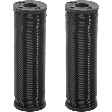 SHINING HOUSE Alambre para flores de 200 m, alambre para envolver de 0,67 mm, alambre galvanizado para flores, alambre recocido para floristería, alambre negro para jardín para atar flores y plantas (