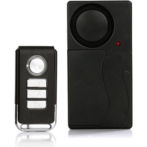 SHINING HOUSE Alarma inalámbrica para bicicleta con sensor de movimiento y vibración con control remoto, antirrobo para bicicleta, bicicleta eléctrica, motocicleta, scooter, canasta, remolque, equipo,
