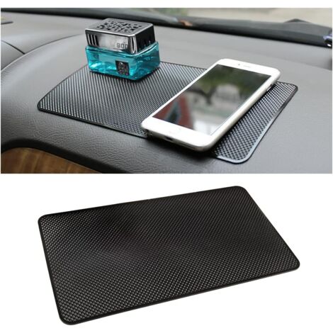 SHINING HOUSE Alfombrilla antideslizante para salpicadero de coche, alfombrilla antideslizante de silicona reutilizable para soporte de teléfono y GPS para coche, hogar, oficina, sin dejar rastro (cua