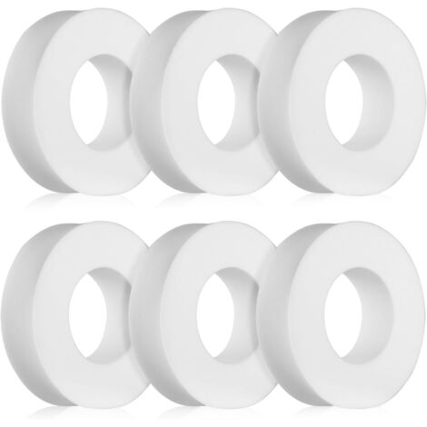 SHINING HOUSE Anillo de escalada para limpiador de piscinas de 6 piezas compatible con limpiador de piscinas robótico Dolphin Maytronics, ruedas de anillos blancos para Dolphin M200 M400 M500 Nautilus