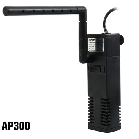 SHINING HOUSE Aquarium-Innenfilter, 4 W, 300 l/h, Aquarium-Innenfilter, 60 l, Aquarium-Pumpenfilter für kleine Becken, Kaltwasser- oder tropische Aquarien, Schildkrötenbecken