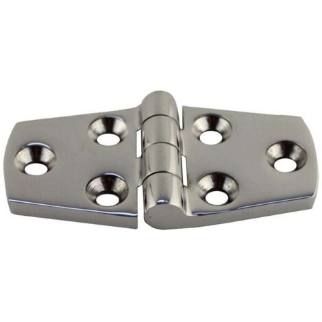 SHINING HOUSE bisagra de acero inoxidable 316 para barco, 38 × 76 mm, bisagra para puerta de gabinete utilizada para barcos, yates, bisagras de puertas, bisagras de gabinete y bisagras de conexión