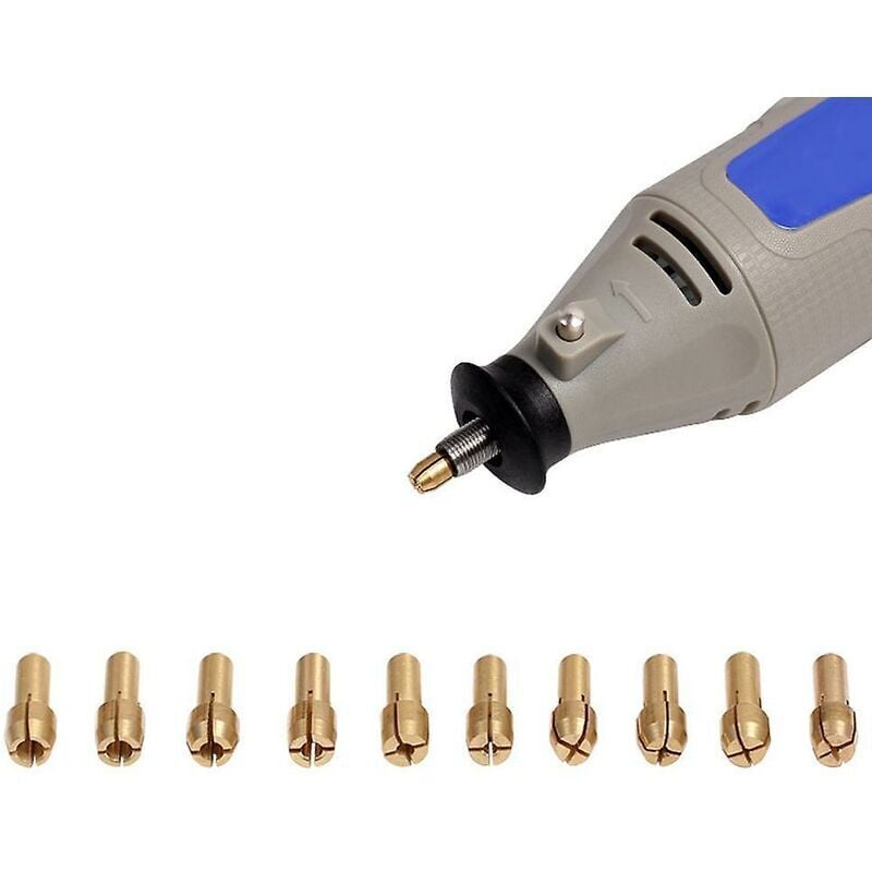 Image of Shining House - Bohrfutter – 10 Stück Präzisions-Kupferfutter 0,5–3,2 mm für Bohrer