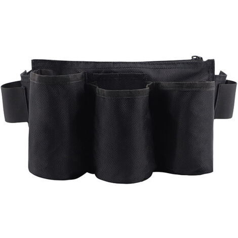 SHINING HOUSE Bolsa para cinturón de herramientas, bolsa de almacenamiento para herramientas de electricista, bolsa para cinturón multiusos, bolsillos para riñonera multiusos, tela Oxford impermeable