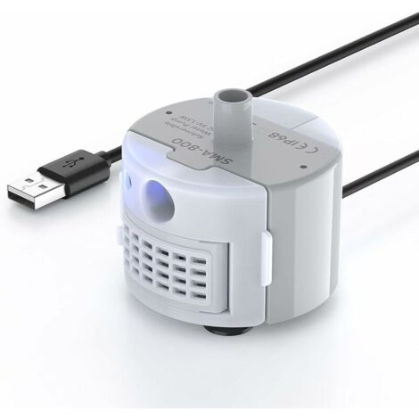 SHINING HOUSE Bomba para fuente de agua para gatos con luz LED, ultra silenciosa, larga vida útil, resistente al agua IP68