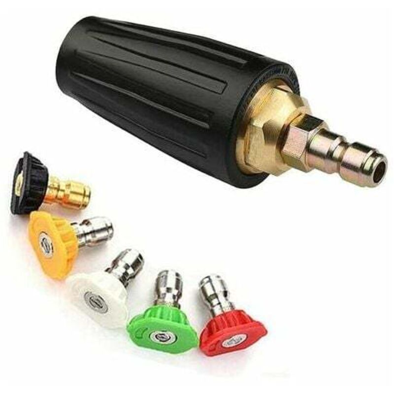 Shining House - Buse turbo rotative, 3000PSI 035 Buse turbo rotative pour nettoyeur haute pression 1/4 Connexion rapide