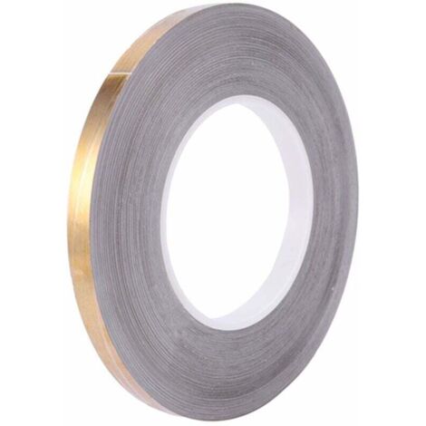 SHINING HOUSE Cinta adhesiva antimoho para baldosas de cerámica, 50 metros, resistente al agua, cinta selladora para juntas de baldosas de suelo (dorada, 10 mm)