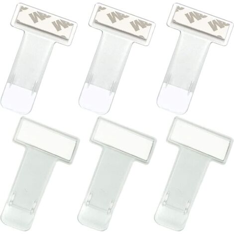 SHINING HOUSE Clip para boletos de parabrisas, clip para boletos de estacionamiento, soporte para tarjeta de estacionamiento, clip de plástico para boletos de estacionamiento, clip autoadhesivo para b
