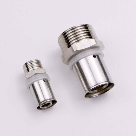 SHINING HOUSE Conector hembra multicapa de crimpado multiperfil F12x17 Ø16 1/2M