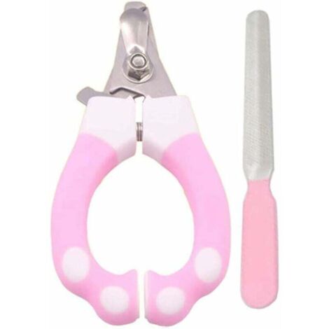 SHINING HOUSE Cortaúñas para perros y gatos, Triumph con cierre de seguridad y lima de uñas adecuada, cortaúñas de acero inoxidable para el cuidado de perros, gatos, pájaros y roedores