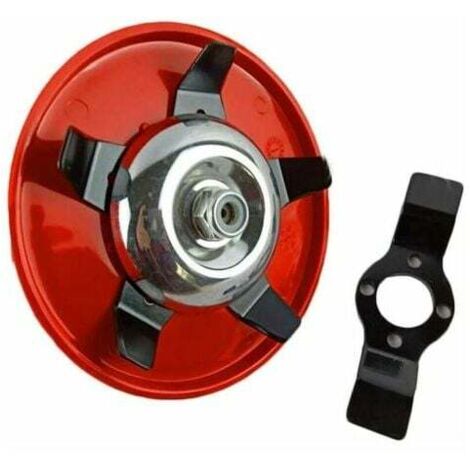 SHINING HOUSE Cuchilla de repuesto para cabezal de desbrozadora para cortacésped de 14,5 cm - Cabezal de desbrozadora universal