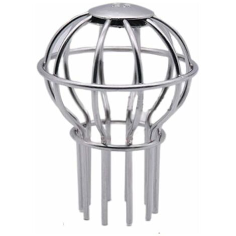 SHINING HOUSE Dachrinnenschutzfilter aus Edelstahl 304, um das Verstopfen von Blattsamen und anderen Dachrinnenreinigungswerkzeugen zu verhindern – 38 mm