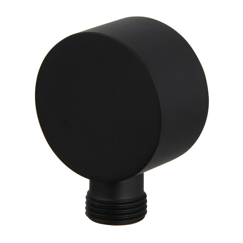 Shining House - Douche Noir Mat Support Pommeau de Douche Montage Mural Support de Douche à Main Laiton Support de Tête de Douche