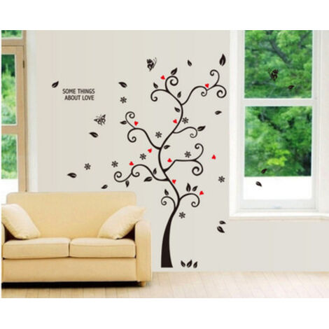 SHINING HOUSE Eine Reihe von Wandaufklebern mit Motiv „Baum des Glücks“, kreative Wandaufkleber, abnehmbare Deko-Aufkleber für die Dekoration von Schlafzimmer und Wohnzimmer