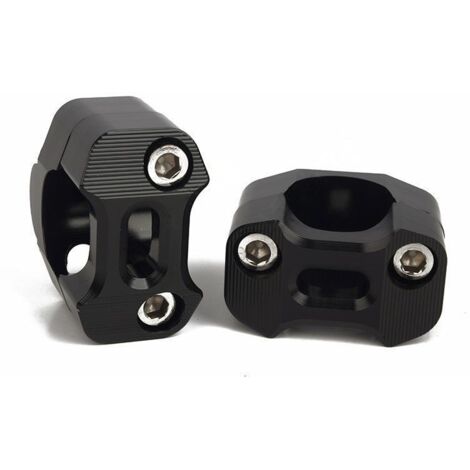 SHINING HOUSE Elevadores de manillar de motocicleta de 1-1/8 pulgadas y 28 mm, abrazadera de montaje de manillar universal apta para la mayoría de motocicletas, motos de cross y vehículos todo terreno