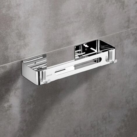 SHINING HOUSE Estantería triangular de acero inoxidable para baño, estantería cuadrada