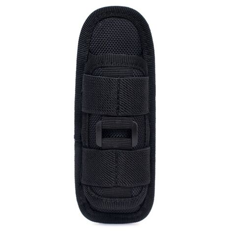 SHINING HOUSE Estuche para linterna, bolsa táctica militar de nailon impermeable para linterna, estuche para linterna para caza al aire libre, camping, senderismo, accesorios para exteriores