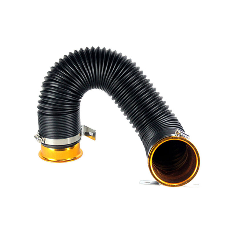 Shining House - Filtre à Air Kit D'admission D'air Universel Pour Turbine De Voiture Tuyau D'admission D'air Flexible Haut Débit 76cm Tuyau