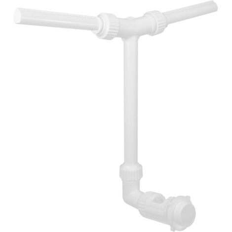 SHINING HOUSE Fuente de cascada para piscina, 2 cabezales de fuente, aspersores divertidos para piscina, accesorios para piscina, decoración para piscinas interiores y exteriores (blanco)