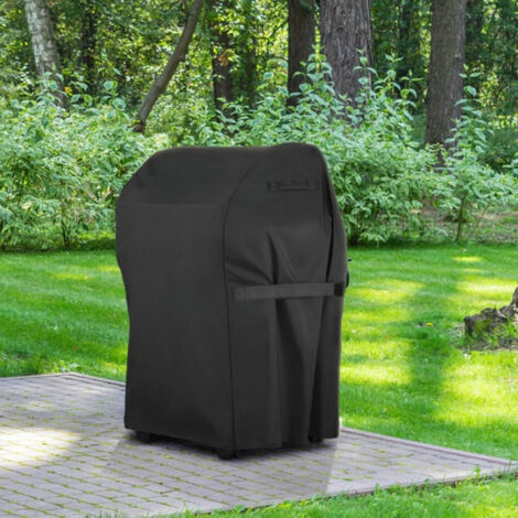 SHINING HOUSE Funda para barbacoa, 600D, impermeable, doble capa (66 x 76 x 109 cm)