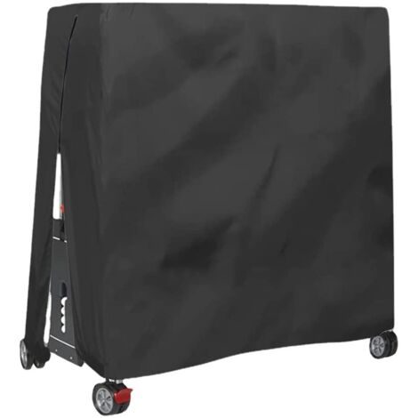 SHINING HOUSE Funda para mesa de ping pong de exterior - Revestimiento de PVC / Costuras selladas / Orificios de ventilación - Lona impermeable para mesa de ping pong, resistente a los rayos UV y a la