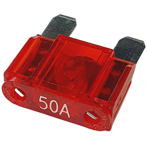 SHINING HOUSE Fusibles de cuchilla de 20 A a 80 A Fusible enchufable para automóvil Opción: 50 A amperios, rojo, 3 piezas