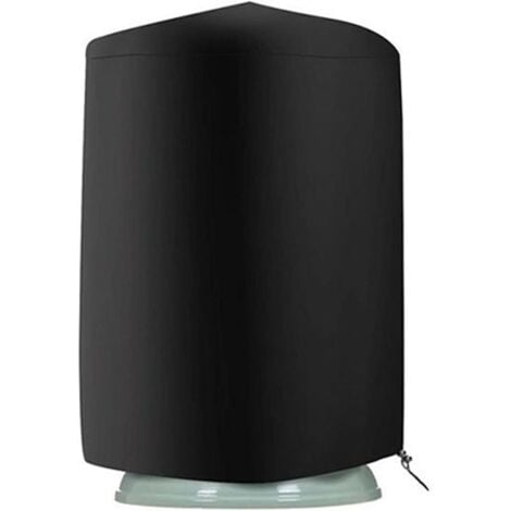 SHINING HOUSE Gartenbrunnen-Abdeckung, staubdichte Vogelbad-Abdeckung, Plane für Terrasse, Winter, wasserdichte Schutzhülle für Brunnenstatue im Freien, Innenhof (210D: 64 x 46 cm)