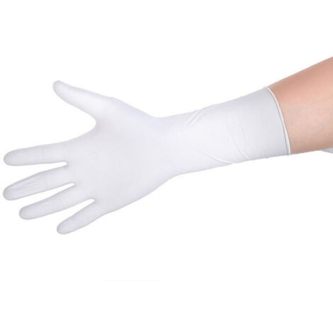 SHINING HOUSE Guantes de látex ligeramente empolvados (100)