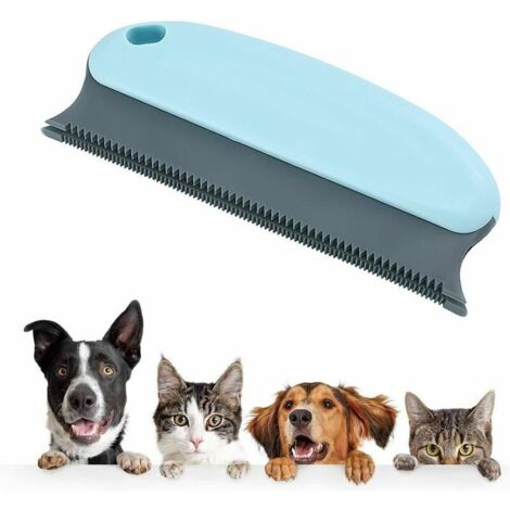 SHINING HOUSE Haarentfernerbürsten für Haustiere, Katzen und Hunde, 2 in 1, Reinigungsbürste, Fusselentfernerkamm, Kleidung/Sofa/Auto/Bett/Teppich/Katzenbaum, 15 x 6 x 2 cm