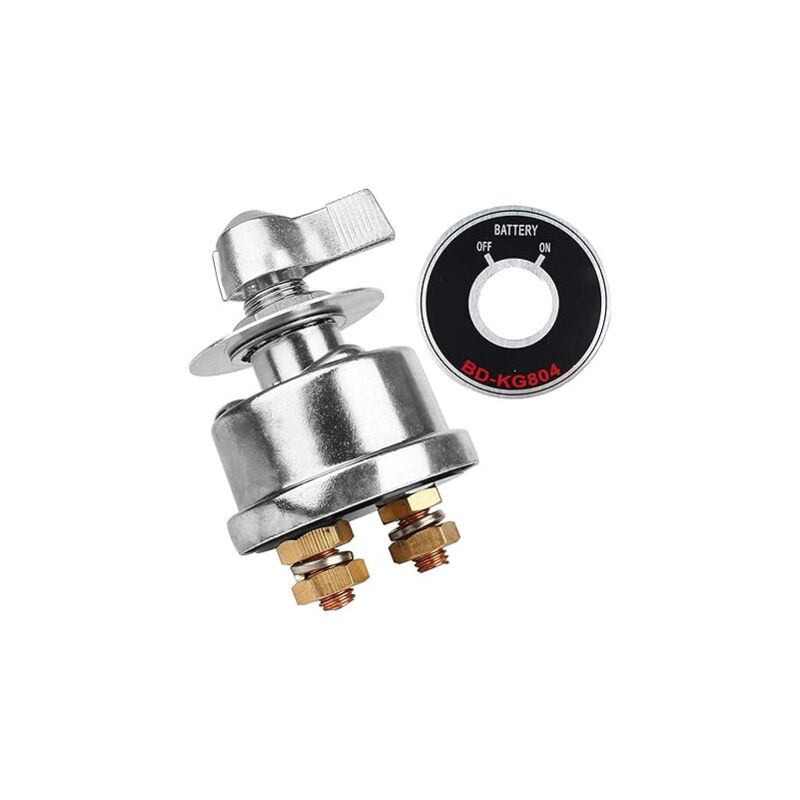 Shining House - Interrupteur Isolateur de Batterie 12V Commutateur de Déconnexion Courant élevé Battery Switch pour Voiture Bateau Camion