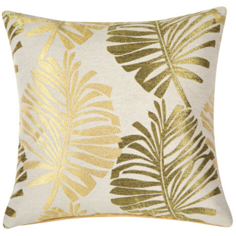 SHINING HOUSE Juego de fundas de cojín de 45 x 45 cm, funda de almohada decorativa de lino para sofá, sin relleno, aptas para coche, sala de estar, dormitorio, oficina, color amarillo