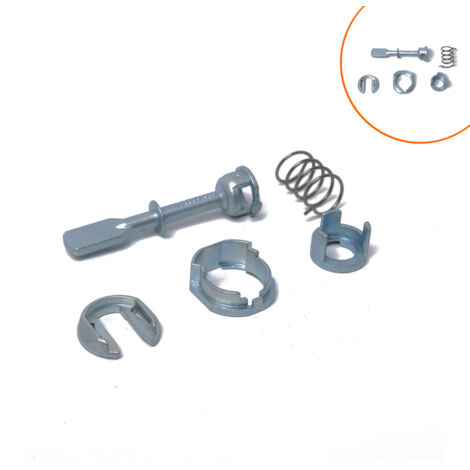 SHINING HOUSE Kit de reparación de cilindro de cerradura de puerta izquierda o derecha de 58 mm 6N0837223A Paleta excéntrica para Polo 6N