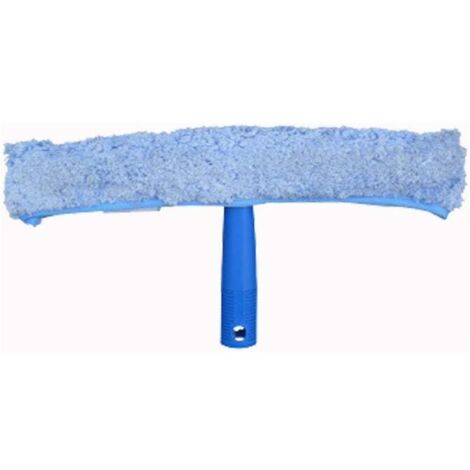 SHINING HOUSE Kit limpieza cristales con escobilla y microfibra 35 cm