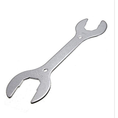 SHINING HOUSE Llave para dirección de bicicleta, llave ajustable para bicicleta, llave de doble extremo de 30, 32, 36 y 40 mm, llaves cónicas para buje, para MTB, bicicleta, bicicleta de montaña (plat