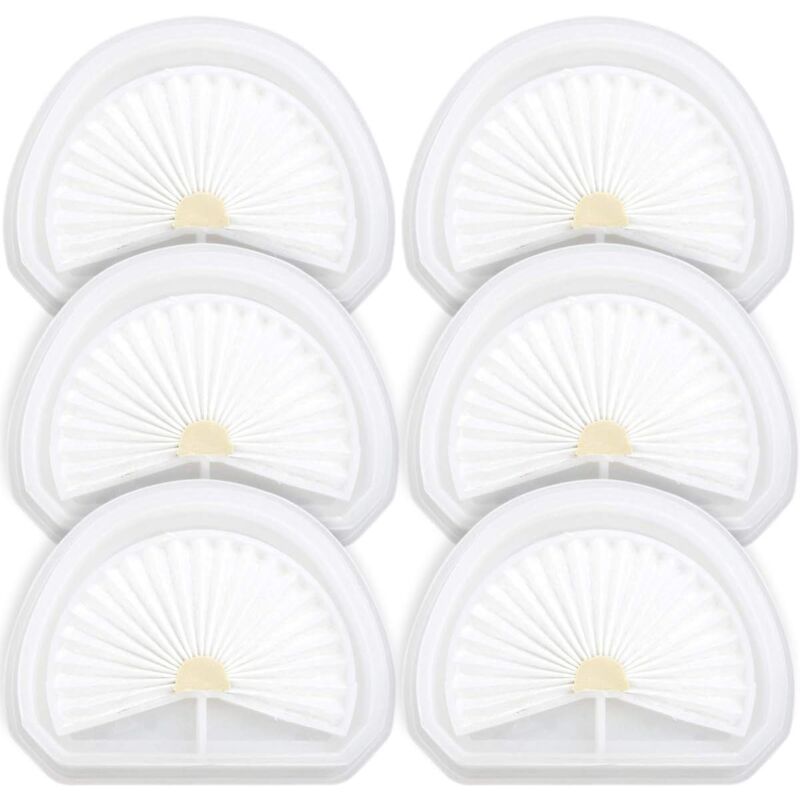 Lot de 6 filtres à Vide VLPF10 pour Black and Decker Dustbuster HLVA315J HLVA320J00 N575266 HLVA325JP07 aspirateur à Main, remplace la pièce VLPF10,