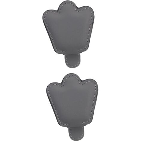 SHINING HOUSE Lote de 2 viseras para montura de gafas de coche de color gris, montura de gafas, visera para ventanilla de coche, montura de gafas de sol, clip para parasol de coche (7 x 6 x 4 cm)